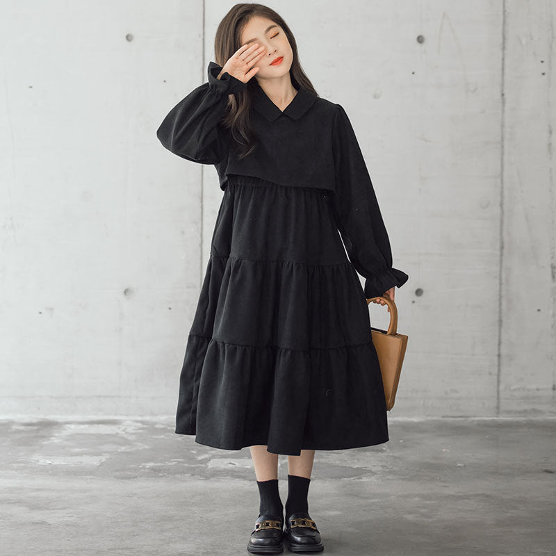 Corduroy Fan Dress