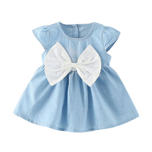 Lovely Bowknot Dress - Buy ISHOWTIENDA Baby Girls Dress Online