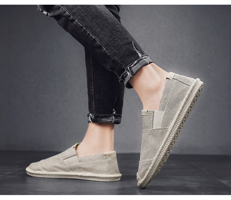 Linen beanie shoes
