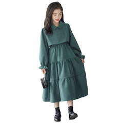 Corduroy Fan Dress