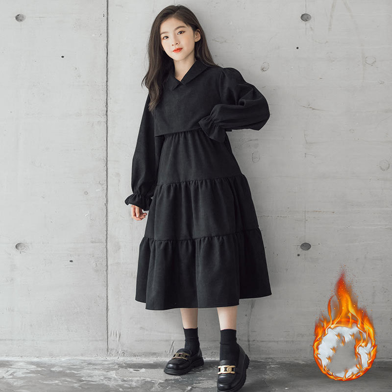 Corduroy Fan Dress