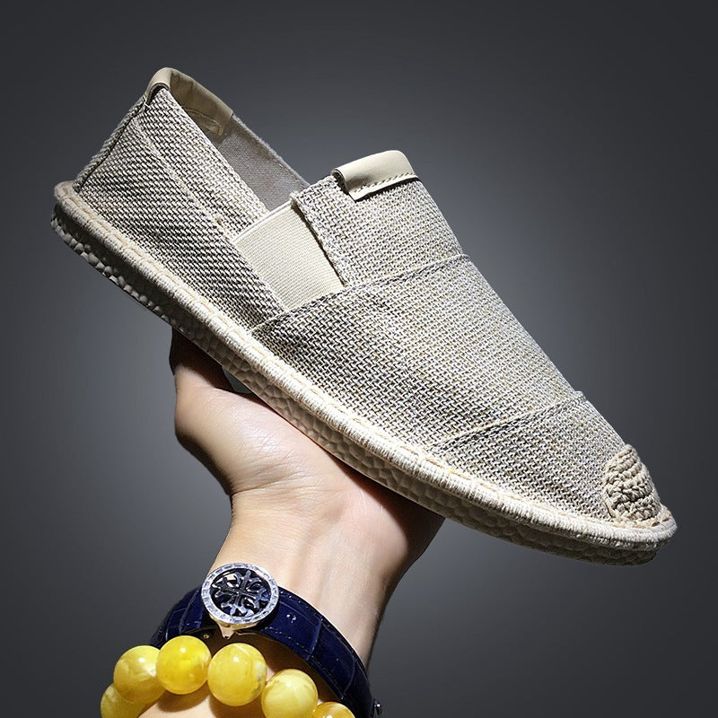 Linen beanie shoes