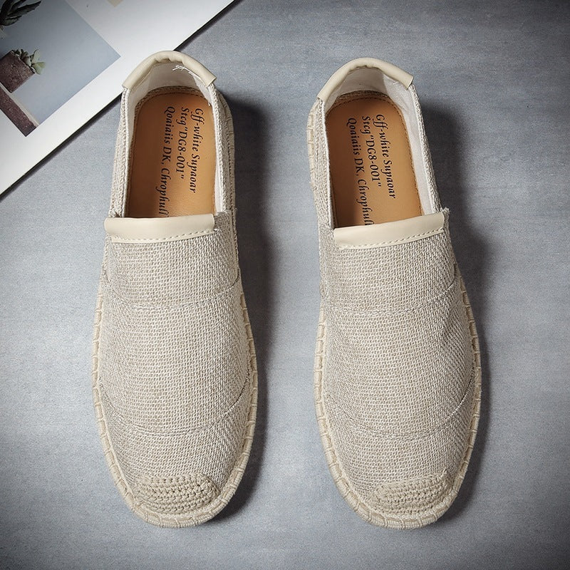 Linen beanie shoes