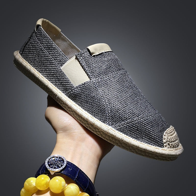 Linen beanie shoes