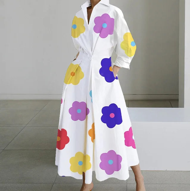 Ilana Spotted Maxi Dresses