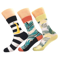 Leaf Crew Socks - Premium Cotton Fun