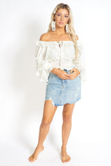 Amalia Denim Mini Skort