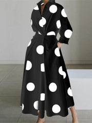 Ilana Spotted Maxi Dresses