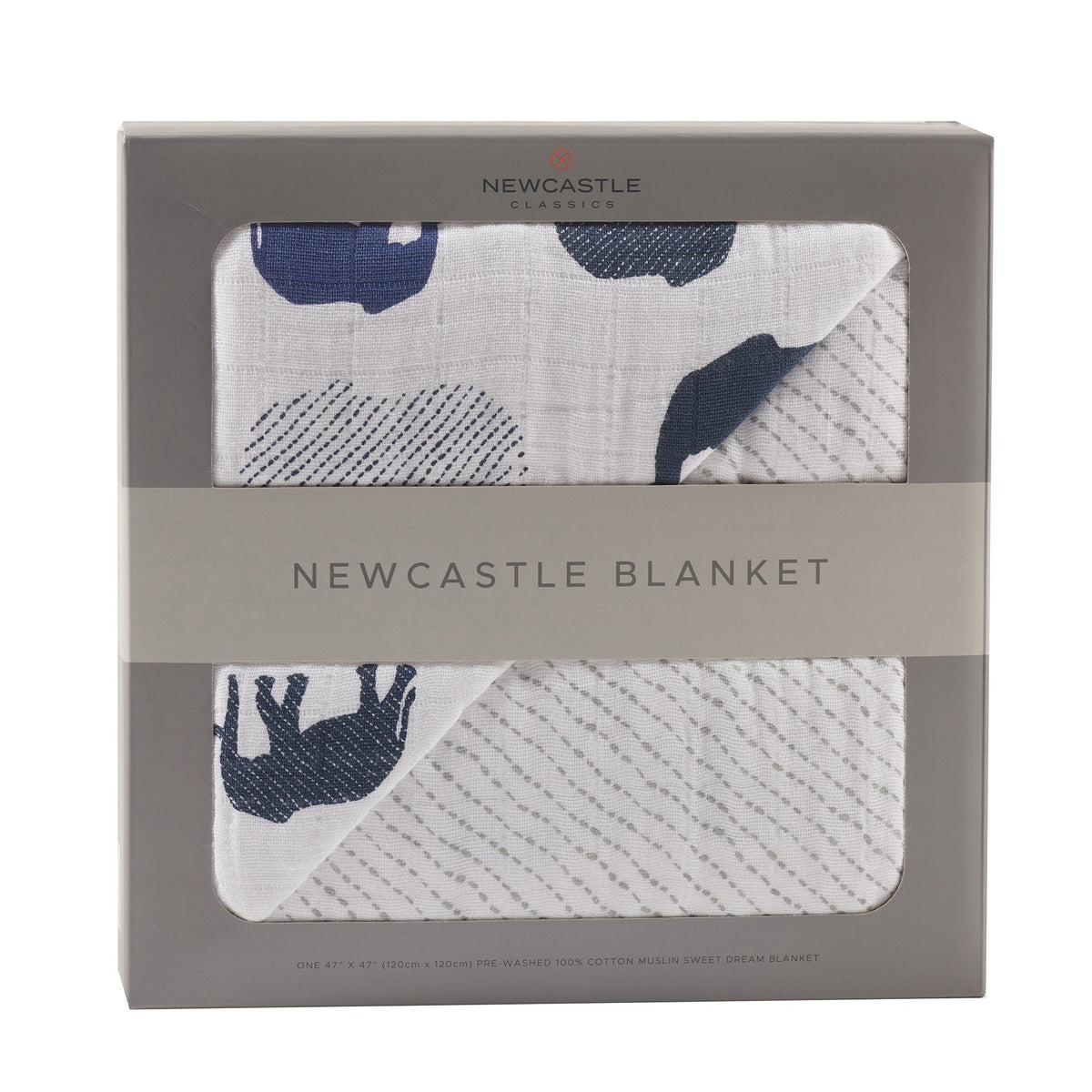 Ele the Elephants Wave Blanket