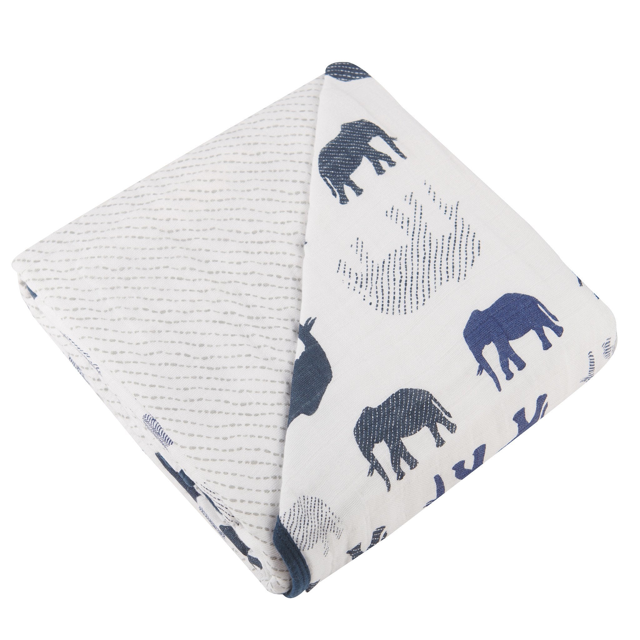 Ele the Elephants Wave Blanket