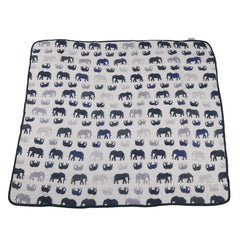 Ele the Elephants Wave Blanket