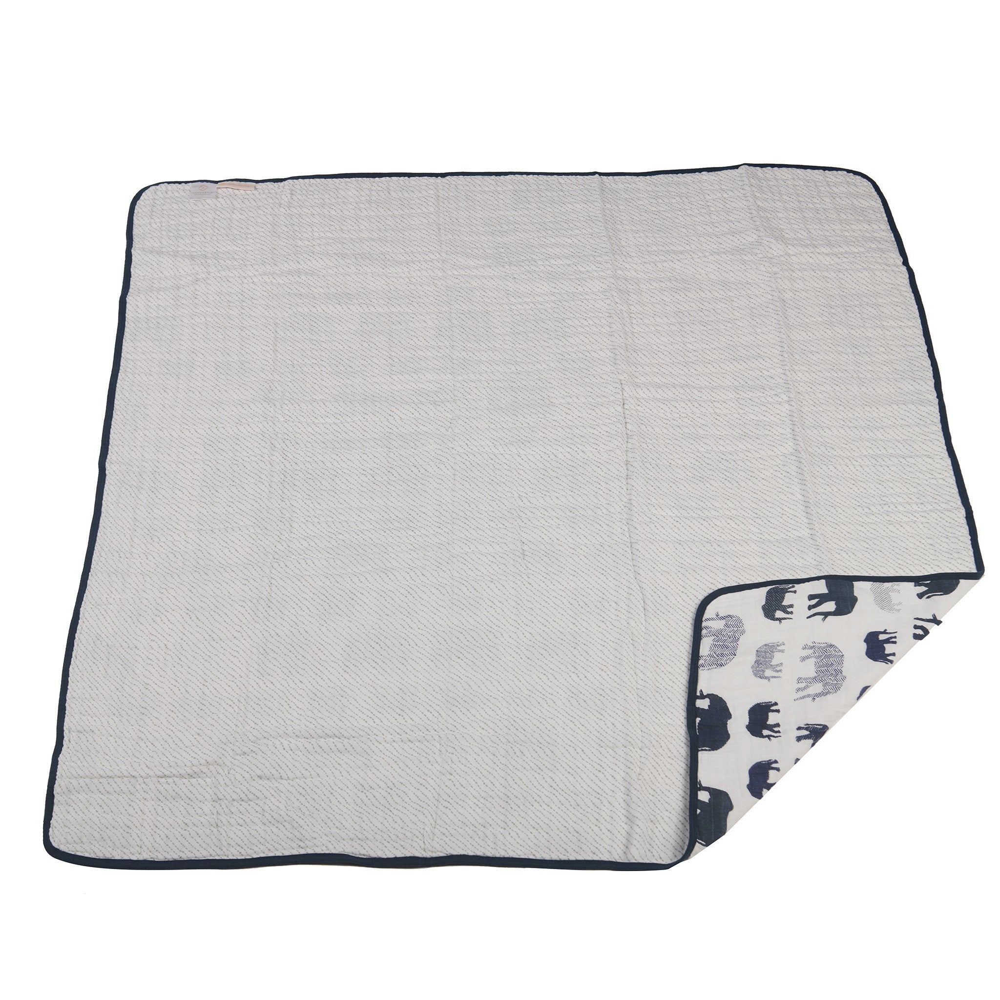 Ele the Elephants Wave Blanket