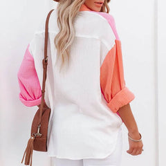 Lucinda Contrast Lapel Shirt