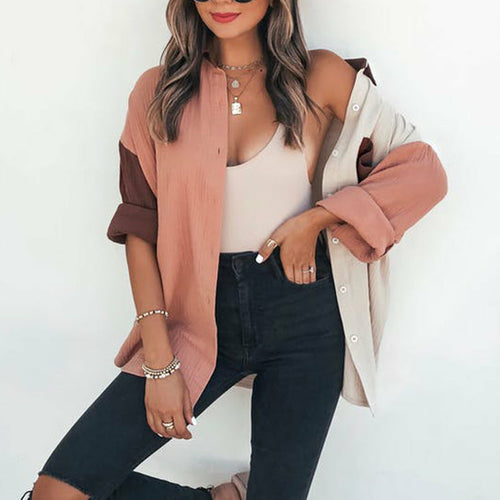 Lucinda Contrast Lapel Shirt