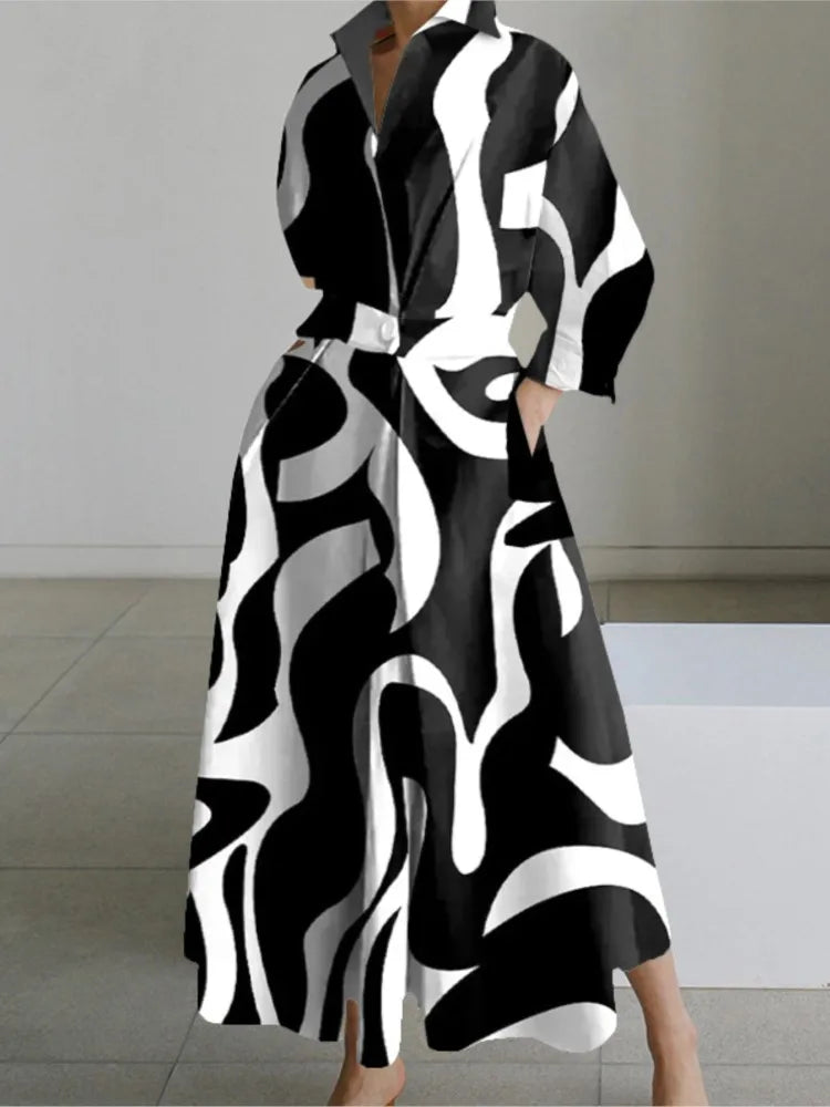 Ilana Spotted Maxi Dresses