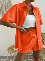 Maz Linen Shorts Set