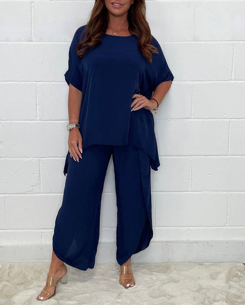 Rose O-Neck Set