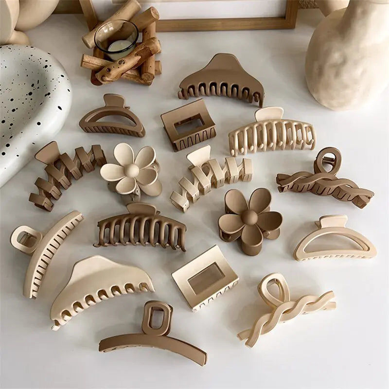 Geometric Hair Clip Set