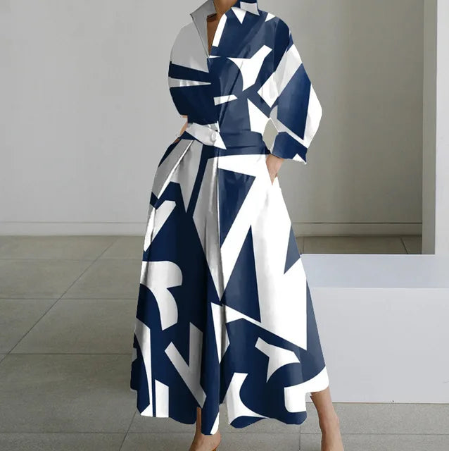Ilana Spotted Maxi Dresses