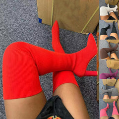 Expression Thigh High Boots