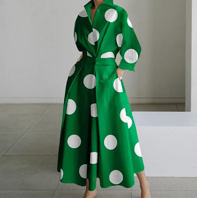 Ilana Spotted Maxi Dresses