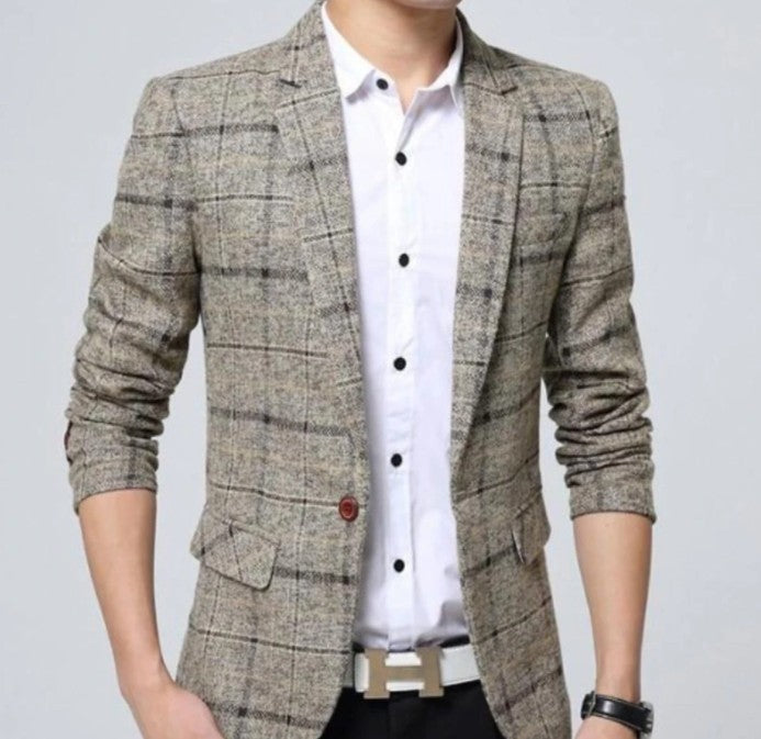 Giancarlo Plaid Blazer