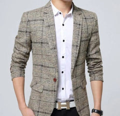 Giancarlo Plaid Blazer