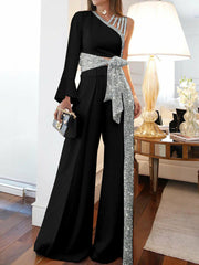 Carmela Off-Shoulder Pants Suit