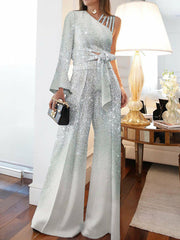 Carmela Off-Shoulder Pants Suit
