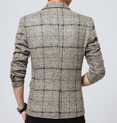Giancarlo Plaid Blazer