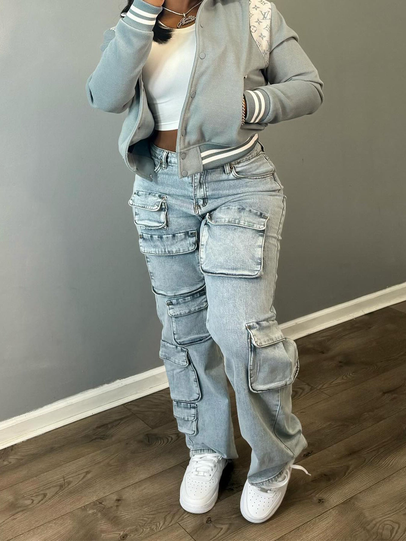 Blueberry Denim Pants