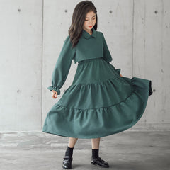 Corduroy Fan Dress