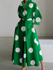 Ilana Spotted Maxi Dresses