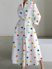Ilana Spotted Maxi Dresses