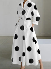 Ilana Spotted Maxi Dresses